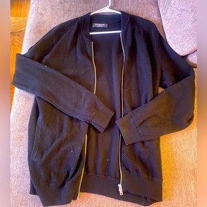 Men’s zip waffle sweater